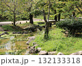 京都・円山公園を流れる川の風景 京都・円山公園を流れる川の風景 132133318