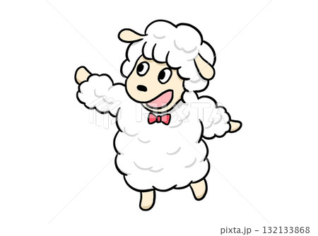 可愛いひつじさんのイラスト 可愛いひつじさんのイラスト 132133868