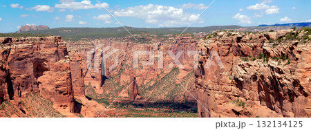 Surrounding Terrain, Cliffs, and Valley Canyon De Chelly Arizona 132134125