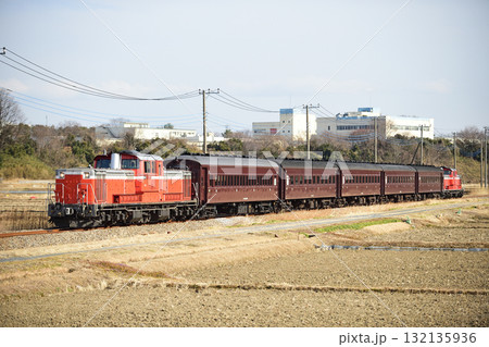 八高線　用土－松久　JR東日本　DD51-895＋旧客＋DD51-888（高崎）　八高訓練 132135936
