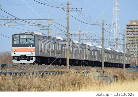 武蔵野線　東川口－東浦和　JR東日本　205系　M18編成（幕張） 132136628