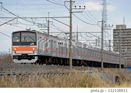 武蔵野線　東川口－東浦和　JR東日本　205系　M36編成（幕張） 132136631