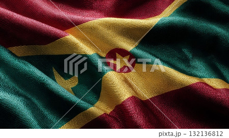 Celebrating Lithuanias independence day with the national flag waving proudly against a clear blue sky Celebrating Lithuanias independence day with the national flag waving proudly against a clear blue sky 132136812