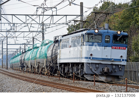 高崎線 本庄-岡部 JR貨物 EF65-2117(新鶴見) 高崎線 本庄-岡部 JR貨物 EF65-2117(新鶴見) 132137006