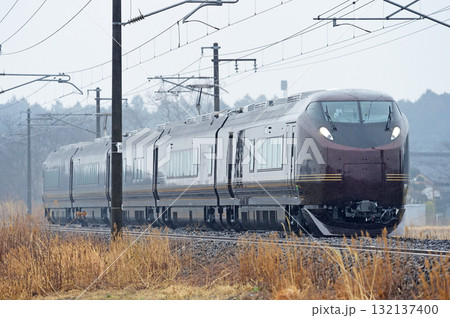 常磐線　岩間ー羽鳥　JR東日本　E655系（尾久）　なごみ　和 132137400
