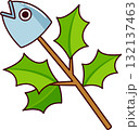 Hiiragi Iwashi holly sardine illustration 132137463