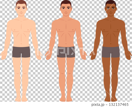 Male body chart template Male body chart template 132137465