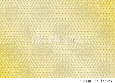 キラキラ輝く繊細な淡金色の模様に麻の葉柄を重ねた背景画像18 キラキラ輝く繊細な淡金色の模様に麻の葉柄を重ねた背景画像18 132137963