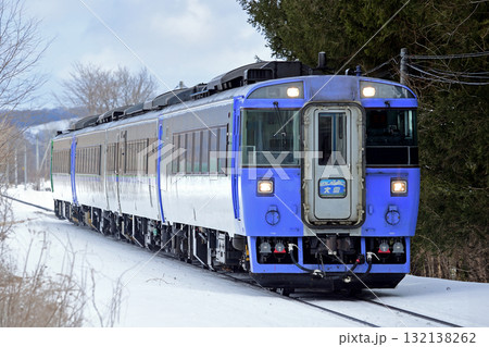 石北本線　遠軽－瀬戸瀬　JR北海道　キハ183系　大雪 132138262