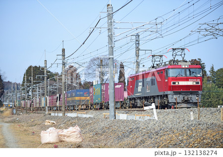 東北線　片岡－蒲須坂　JR貨物　EH500-30（仙台） 132138274