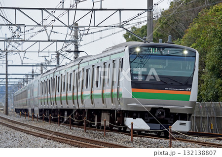 高崎線　岡部－本庄　JR東日本　E233系3000番台　U629編成（小山） 132138807