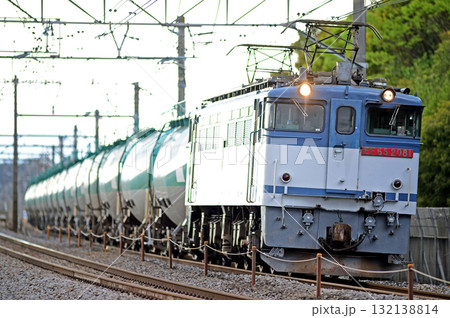 高崎線　岡部－本庄　JR貨物　EF65-2081（新鶴見） 132138814