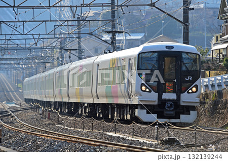 中央本線 上野原 JR東日本 E257系 M-110編成(松本) あずさ かいじ 中央本線 上野原 JR東日本 E257系 M-110編成(松本) あずさ かいじ 132139244