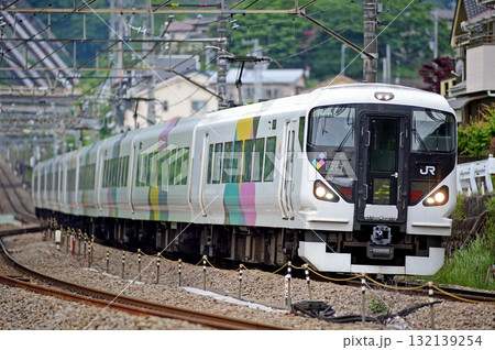 中央本線 上野原 JR東日本 E257系 M-110編成(松本) あずさ かいじ 中央本線 上野原 JR東日本 E257系 M-110編成(松本) あずさ かいじ 132139254