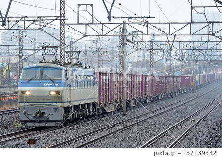 東海道本線　相模貨物　JR貨物　EF66-116（吹田） 132139332