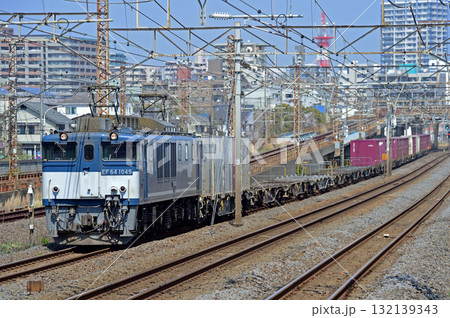 東海道本線　相模貨物　JR貨物　EF64-1049（愛知） 132139343