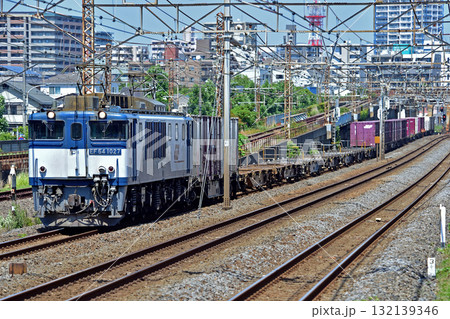 東海道本線　相模貨物　JR貨物　EF64-1027（愛知） 132139346