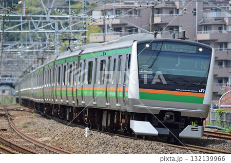 東海道本線 真鶴 JR東日本 E233系3000番台 E-55編成(国府津) 東海道本線 真鶴 JR東日本 E233系3000番台 E-55編成(国府津) 132139966