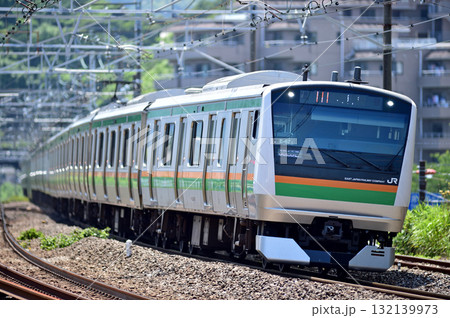 東海道本線 真鶴 JR東日本 E233系3000番台 E-67編成(国府津) 東海道本線 真鶴 JR東日本 E233系3000番台 E-67編成(国府津) 132139973