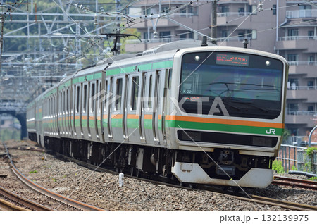 東海道本線　真鶴　JR東日本　E231系1000番台　K-22編成（国府津） 132139975
