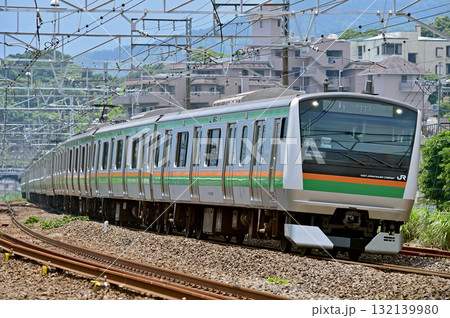 東海道本線 真鶴 JR東日本 E233系3000番台 E-71編成(国府津) 東海道本線 真鶴 JR東日本 E233系3000番台 E-71編成(国府津) 132139980