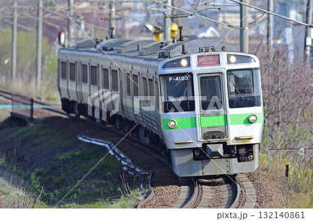 千歳線 北広島-島松 JR北海道 721系 F-4103編成(札幌) エアポート 千歳線 北広島-島松 JR北海道 721系 F-4103編成(札幌) エアポート 132140861