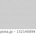 Black wavy lines simple pattern, seamless background 132140894