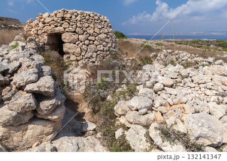 An old abandoned stone hut located near Mellieha 132141347