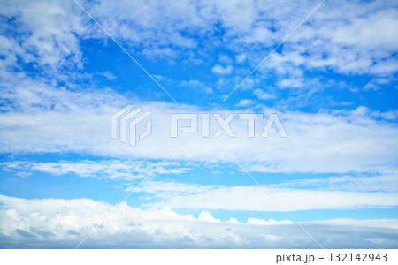 New Zealand Sky Replacement Three Different Layers of Clouds 132142943