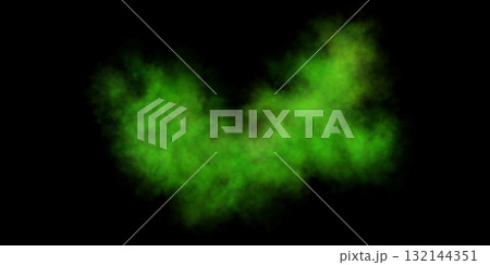 Green smoke cloud isolated on transparent background mockup template for visual effects and digital compositing scenes Green smoke cloud isolated on transparent background mockup template for visual effects and digital compositing scenes 132144351