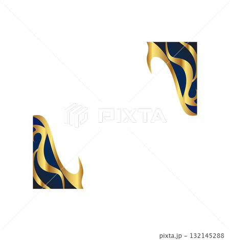 luxury simple and elegant blue gold portrait certificate border for graduation luxury simple and elegant blue gold portrait certificate border for graduation 132145288