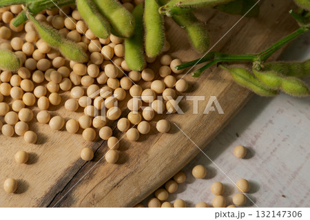 大豆と枝豆 大豆と枝豆 132147306