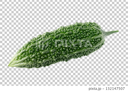 透明背景上的一個苦瓜（png） 132147507