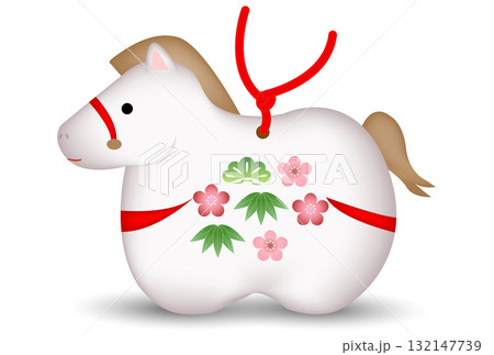 午　年賀状　干支　アイコン 132147739