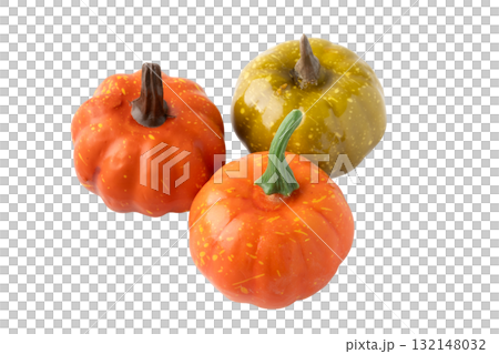 Pumpkin figurine (Halloween) on transparent background (png) 132148032