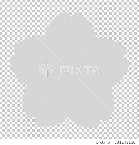 簡單的櫻花框架插圖素材圖示灰色 簡單的櫻花框架插圖素材圖示灰色 132148110