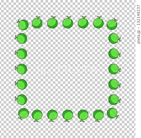 Melon square frame Melon square frame 132148137