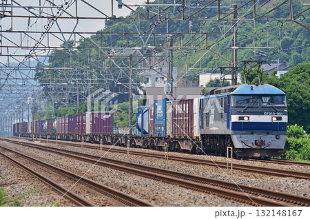 東海道本線　二宮－大磯　JR貨物　EF210-901（岡山） 132148167