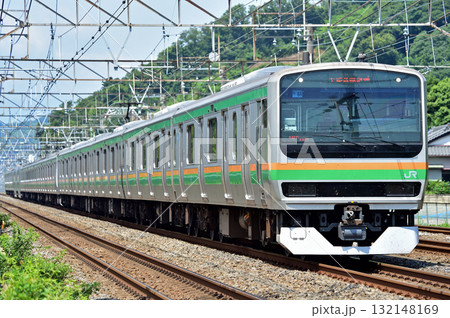 東海道本線　二宮－大磯　JR東日本　E231系1000番台　U66編成（小山） 132148169
