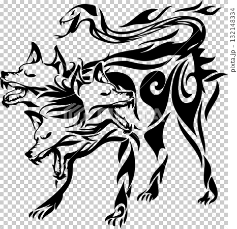 地獄犬部落紋身圖解 132148334