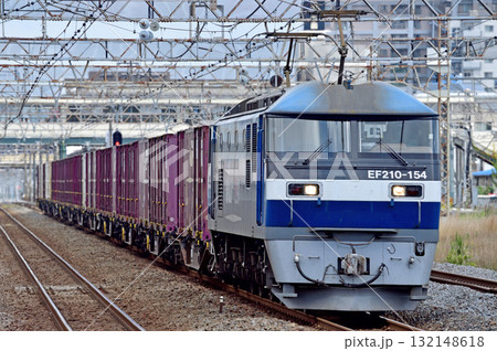 東海道本線　平塚　JR貨物　EF210-154（吹田） 132148618