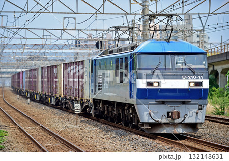 東海道本線　平塚　JR貨物　EF210-114（吹田） 132148631