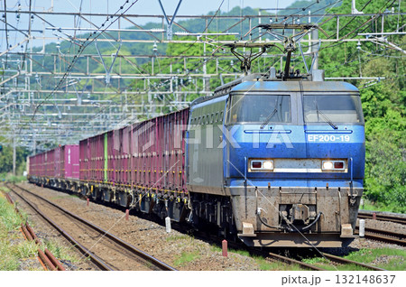 東海道本線　二宮－国府津　JR貨物　EF200-19（吹田） 132148637