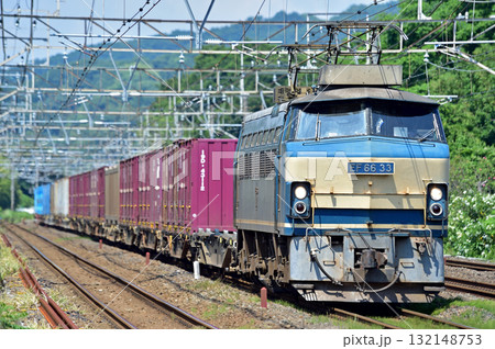 東海道本線 二宮-国府津 JR貨物 EF66-33(吹田) 東海道本線 二宮-国府津 JR貨物 EF66-33(吹田) 132148753