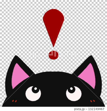 Surprised cat 132149467