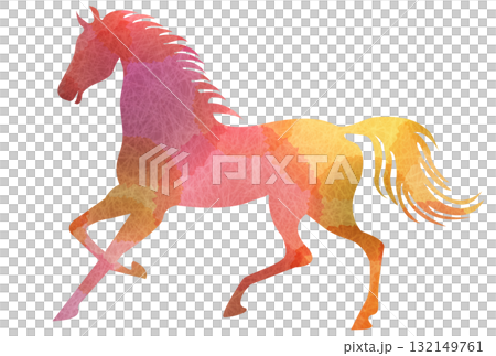 馬年賀卡十二生肖圖標 馬年賀卡十二生肖圖標 132149761
