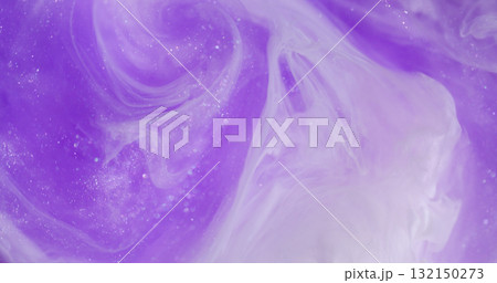 Paint blend. Color mist texture. Defocused purple white sparkling splash cloud glitter steam spreading on abstract art bokeh background. Paint blend. Color mist texture. Defocused purple white sparkling splash cloud glitter steam spreading on abstract art bokeh background. 132150273