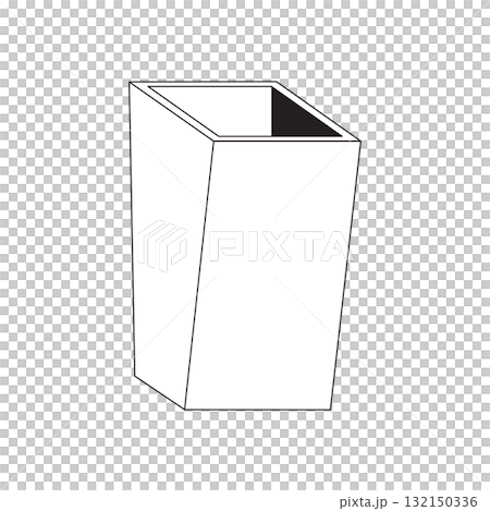 簡單的白框插圖 132150336