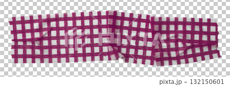 purple patterned sticker paper tape isolated on transparent background 132150601