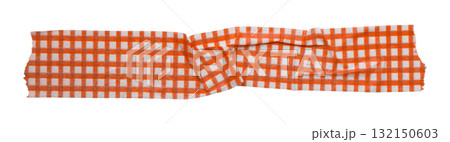 red patterned sticker paper tape isolated on transparent background red patterned sticker paper tape isolated on transparent background 132150603